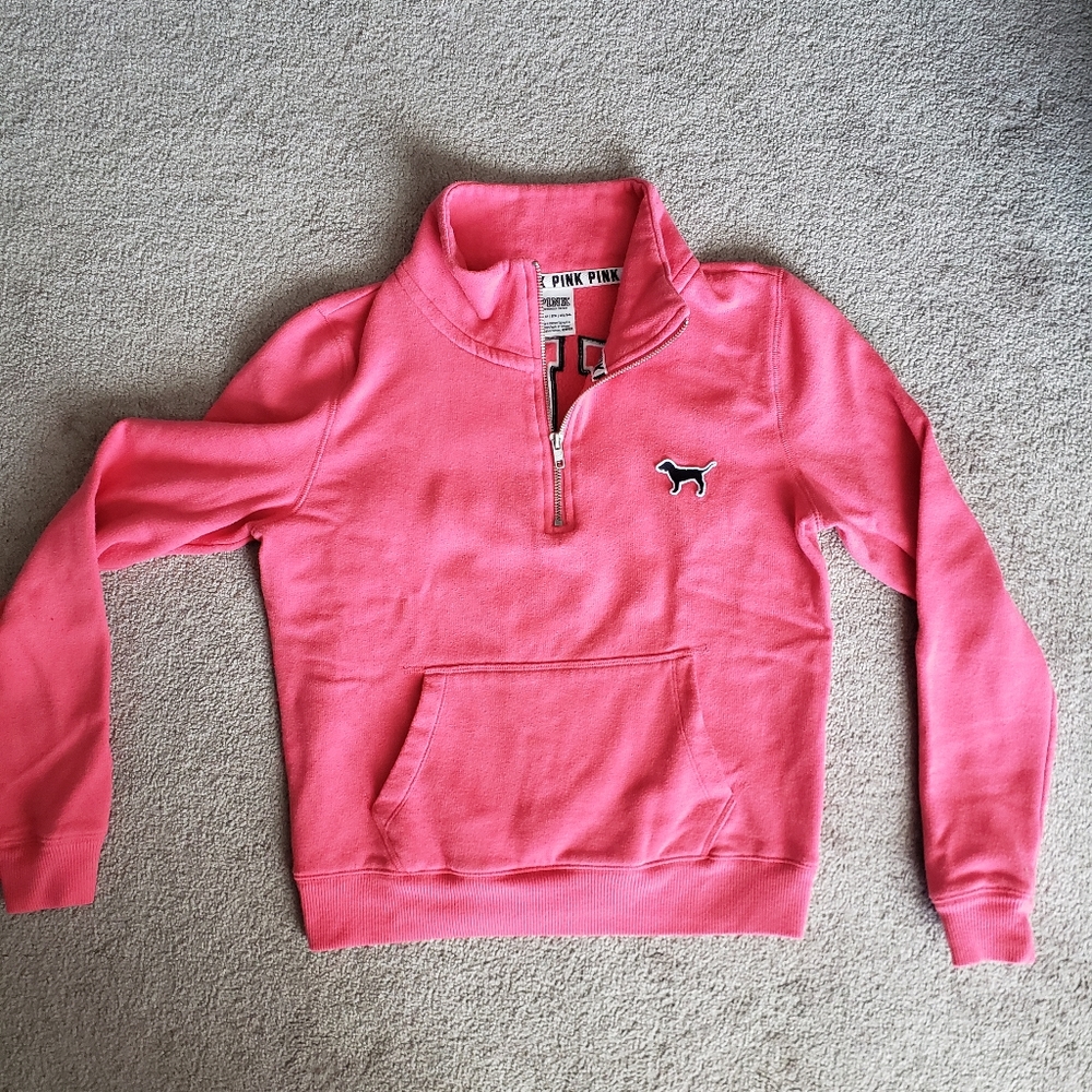 Pink Quarter Zip